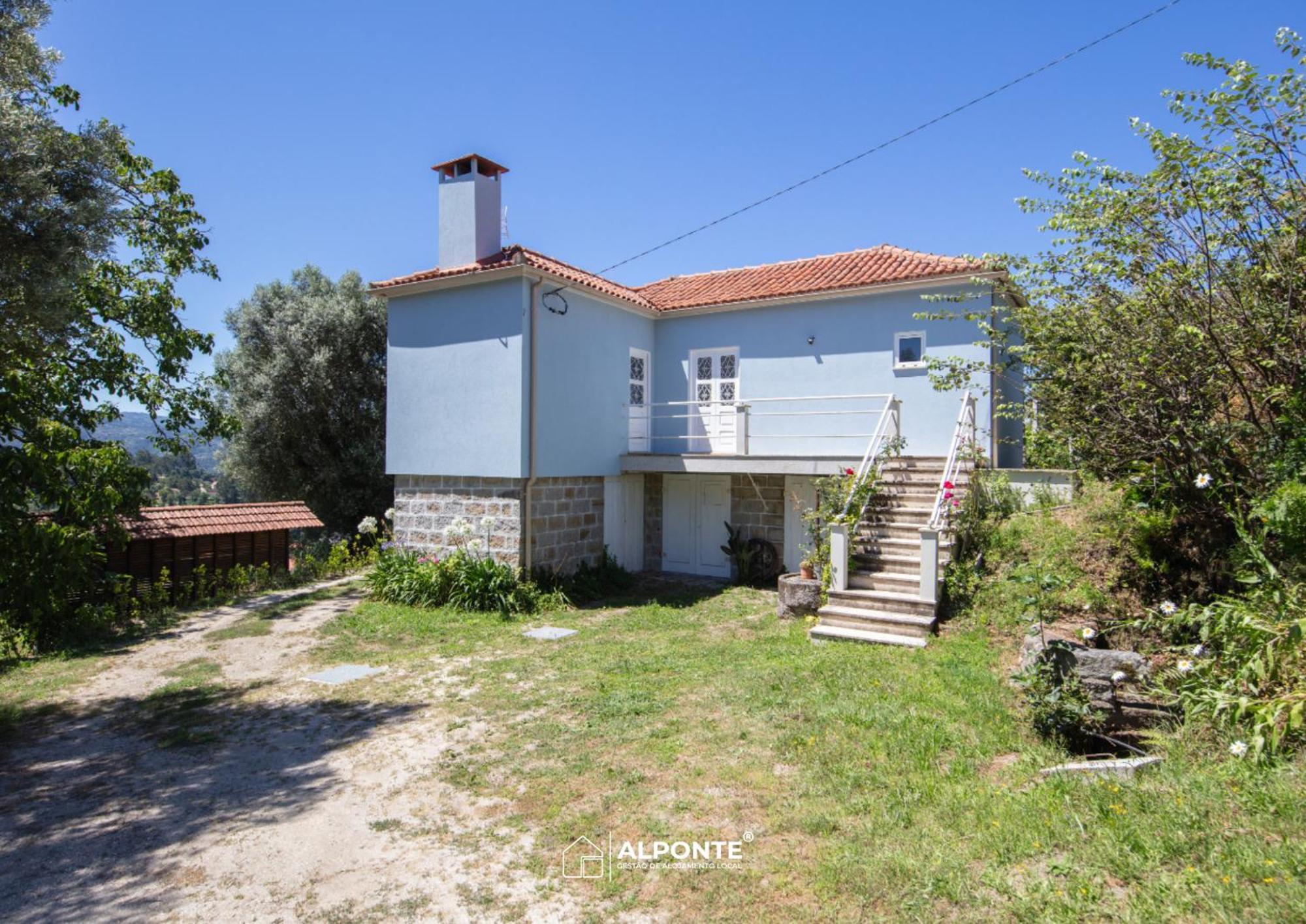 فيلا Quinta Da Costeira - Casa Azul Do Limoal By Alponte اركوس دي فالديفيز المظهر الخارجي الصورة